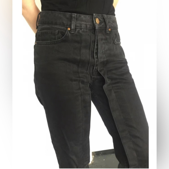 AALTO
Fixed Pleats Flared Denim jeans- Black Sz 34 - Picture 2 of 9